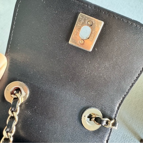 Chanel Mini Trendy CC Bag in Black Gold - Picture 16 of 16